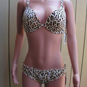 NWT Shade & Shore animal print bikini